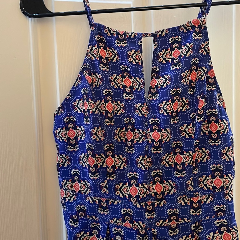 XS shorts romper with side zipper